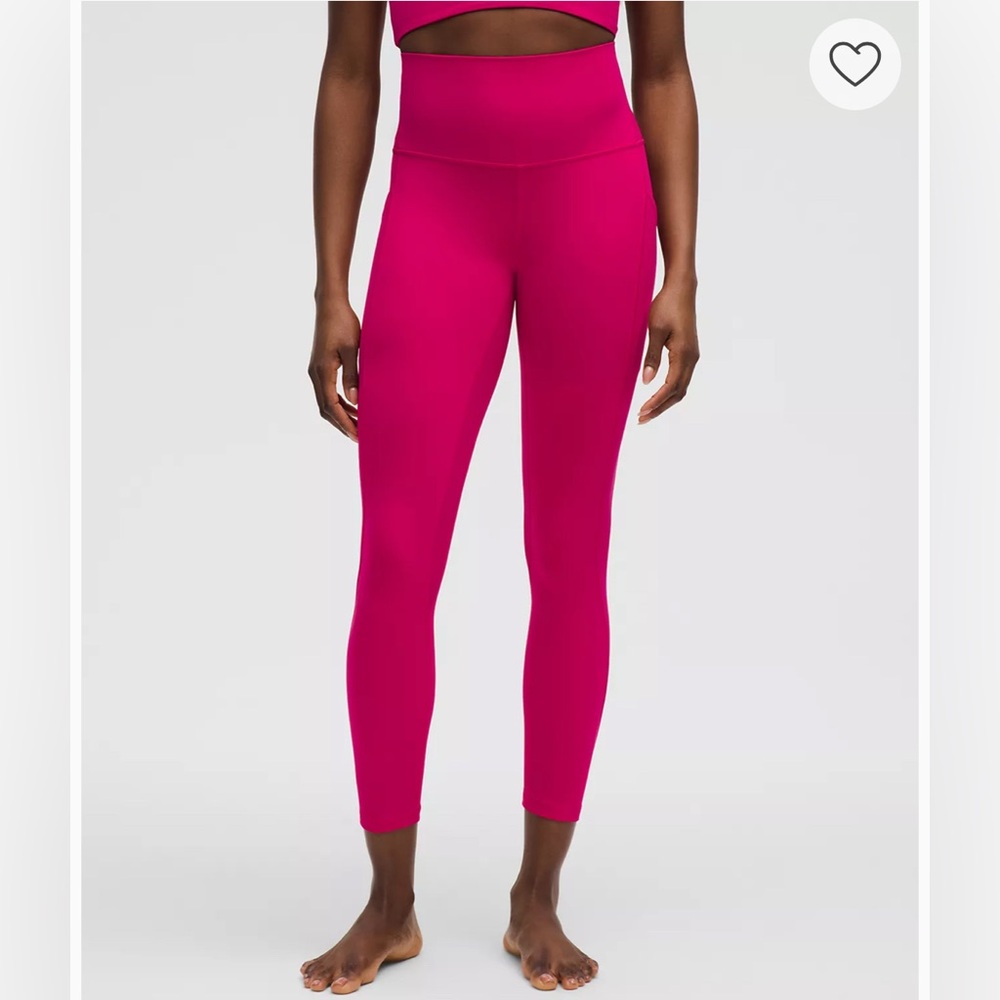 NWT Lululemon Align 25” with POCKETS size 6 in Passionate $118 retail